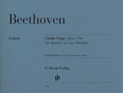 Grand Fugue Op. 134 - for Piano Duet - Ludwig van Beethoven - Piano G. Henle Verlag Piano Duet