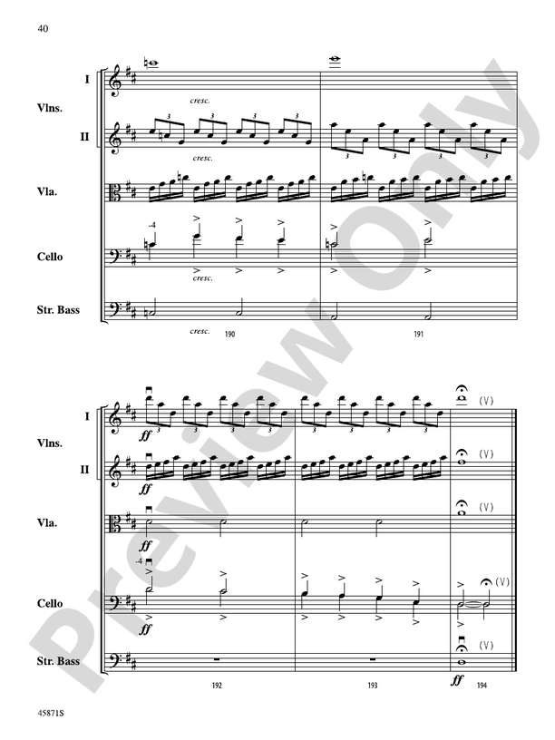Hemispheres - String Orchestra Conductor Score & Parts (Digital Download)