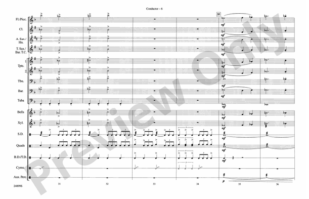 The Batman Theme (from Batman) – Marching Band Conductor Score & Parts (Digital Download)