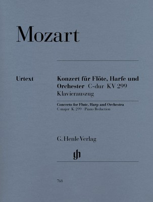 Concerto K 299 in C major - for Flute, Harp and Piano - Wolfgang Amadeus Mozart - Flute G. Henle Verlag