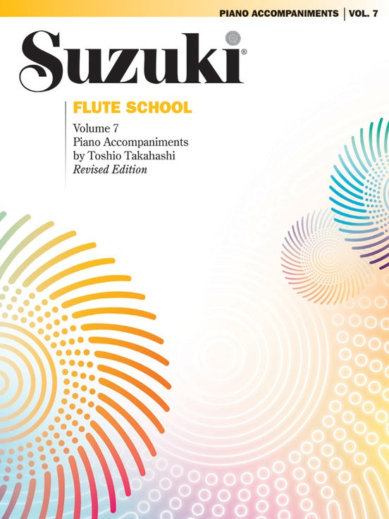Suzuki Flute School Piano Acc., Volume 7 (Revised) - Flute Summy Birchard Piano Accompaniment