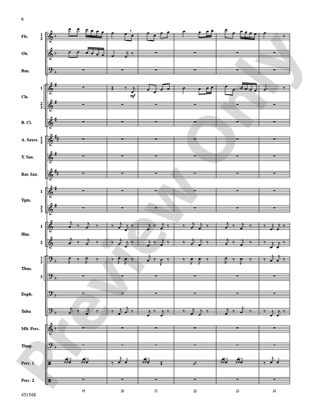 Pass in Review - Concert Band Conductor Score & Parts (Digital Download)