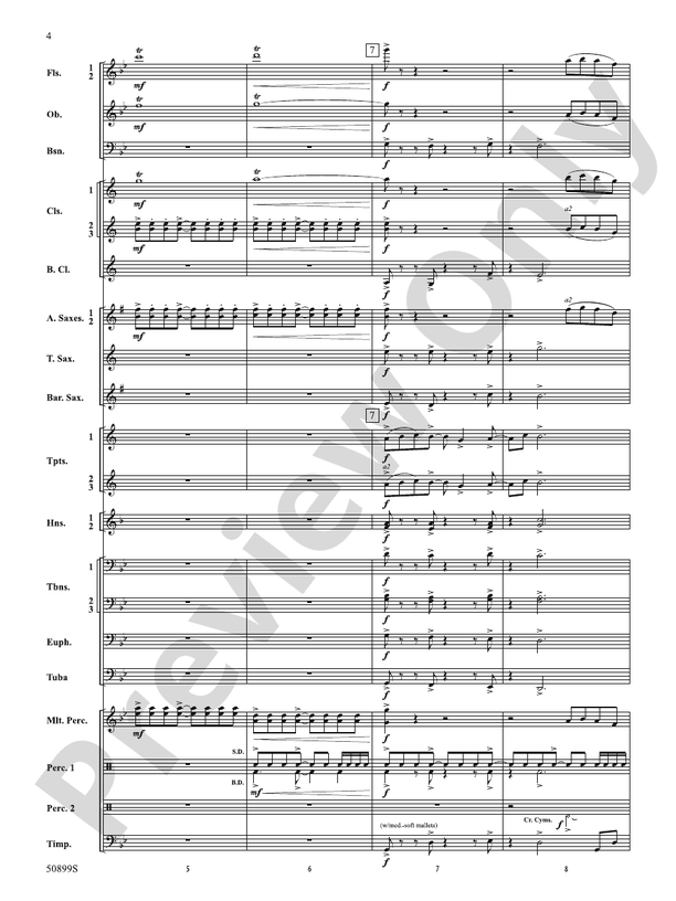 Measure for Measure – Concert Band Conductor Score & Parts (Digital Download)
