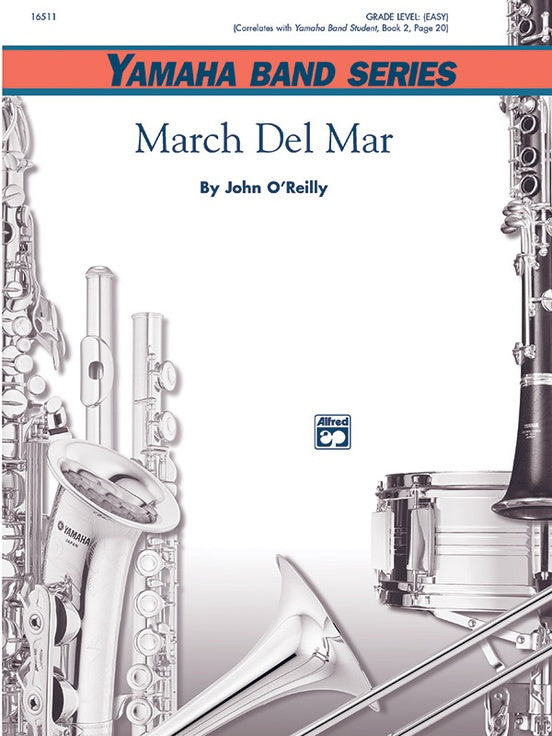 March Del Mar - Concert Band Conductor Score & Parts (Digital Download)