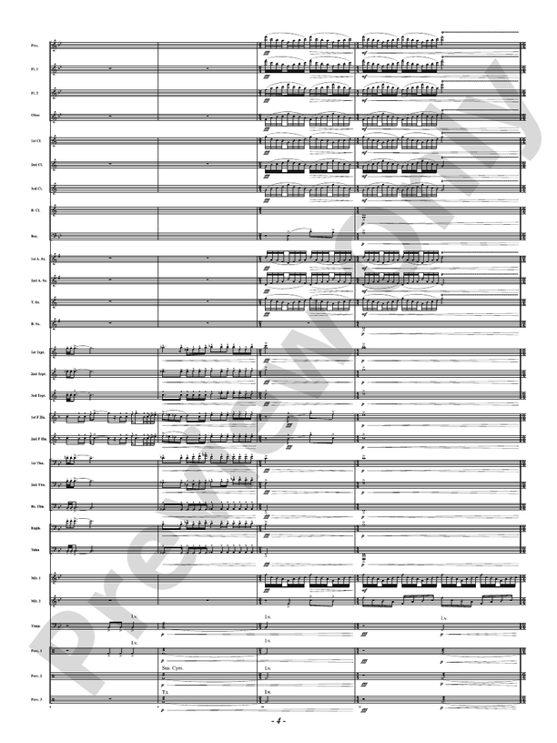 Atlantic Fanfare - Concert Band Conductor Score & Parts (Digital Download)