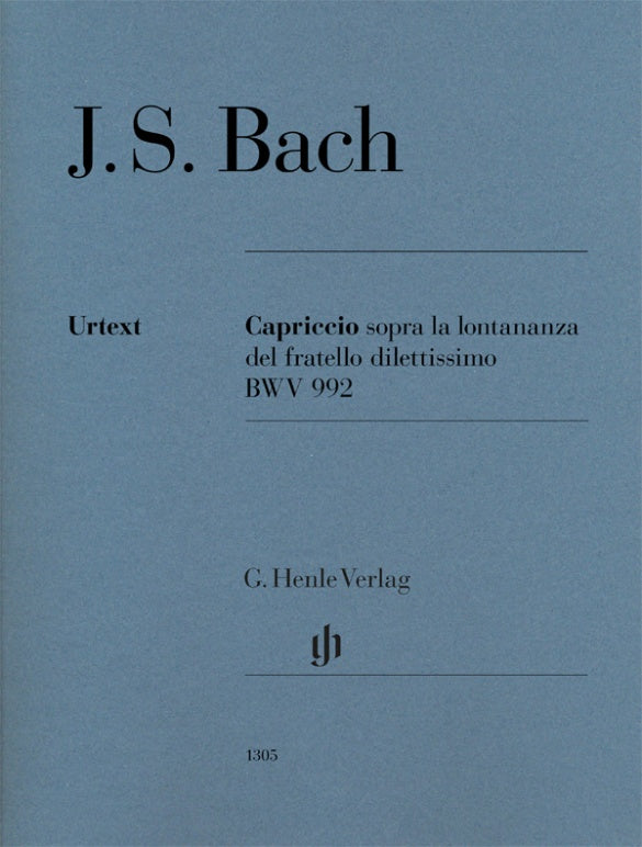 Capriccio Sopra la Lontananza BWV 992 Solo Piano