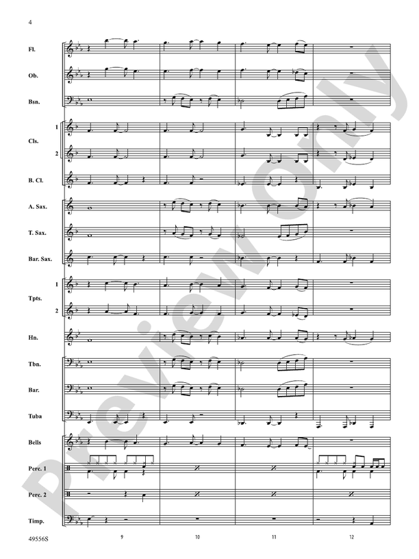 Boogie in the Bandroom - Concert Band Conductor Score & Parts (Digital Download)