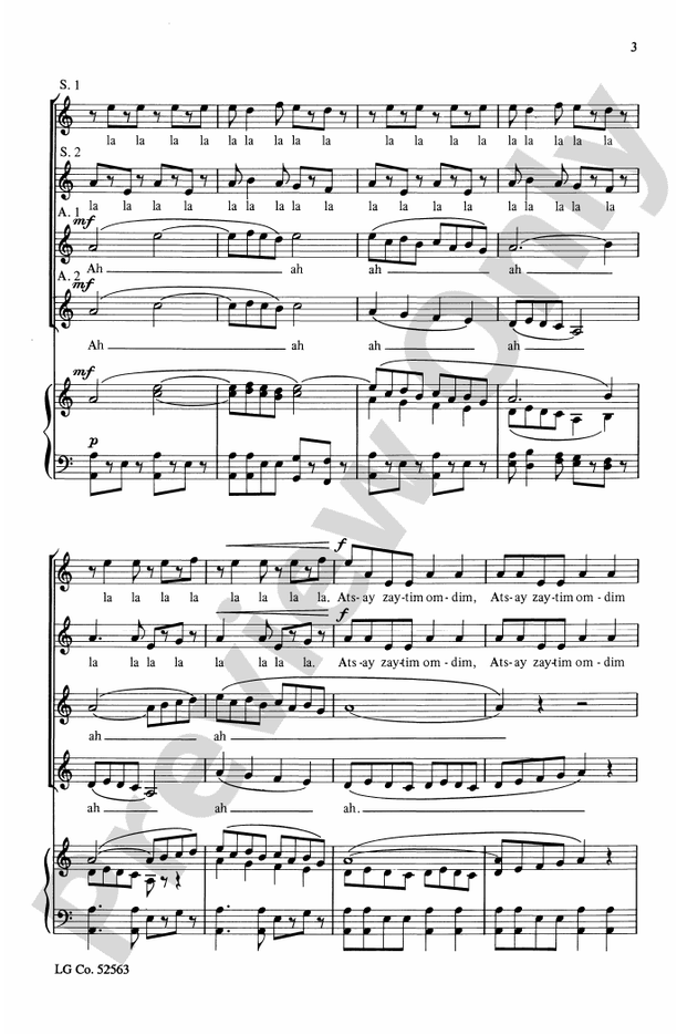 Round the Globe (Part 4) - SSAA Choral Work (Digital Download)