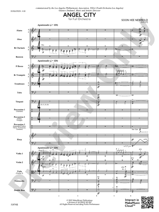 Angel City - Full Orchestra Conductor Score & Parts (Digital Download)