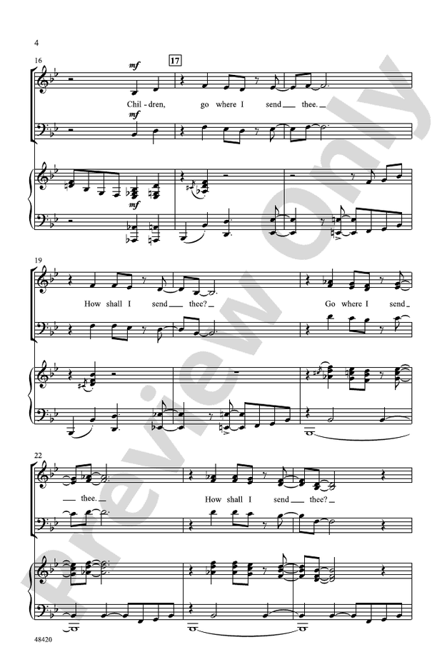 Children, Go Where I Send Thee – SAB Choral Octavo (Digital Download)