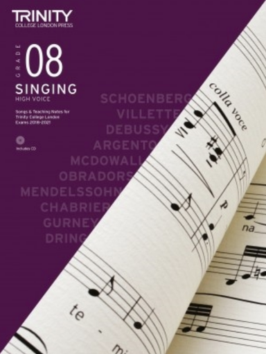 Trinity Singing 2018-21 Grade 8 High Voice Book/CD