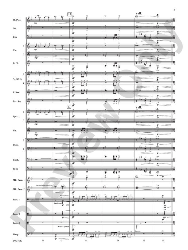 Proxima B - Concert Band Conductor Score & Parts (Digital Download)