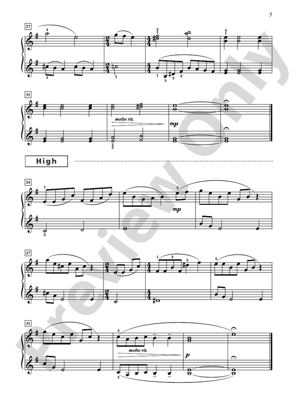 Grand Trios for Piano, Book 5: 4 Intermediate Pieces for One Piano, Six Hands  (Digital Download)