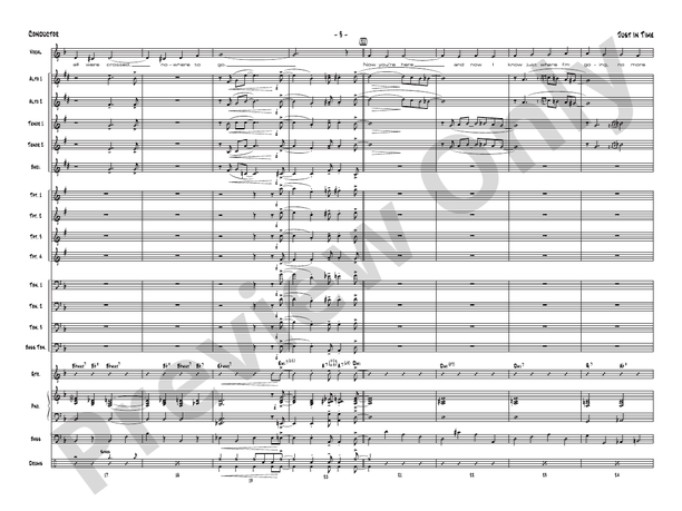 Just in Time - Jazz Ensemble Conductor Score & Parts(Digital Download)