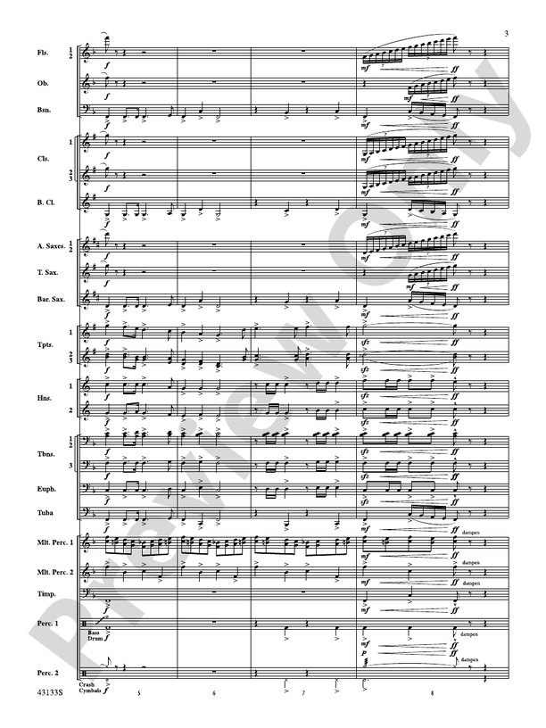 And Heaven and Nature Ring! - Concert Band Conductor Score & Parts (Digital Download)