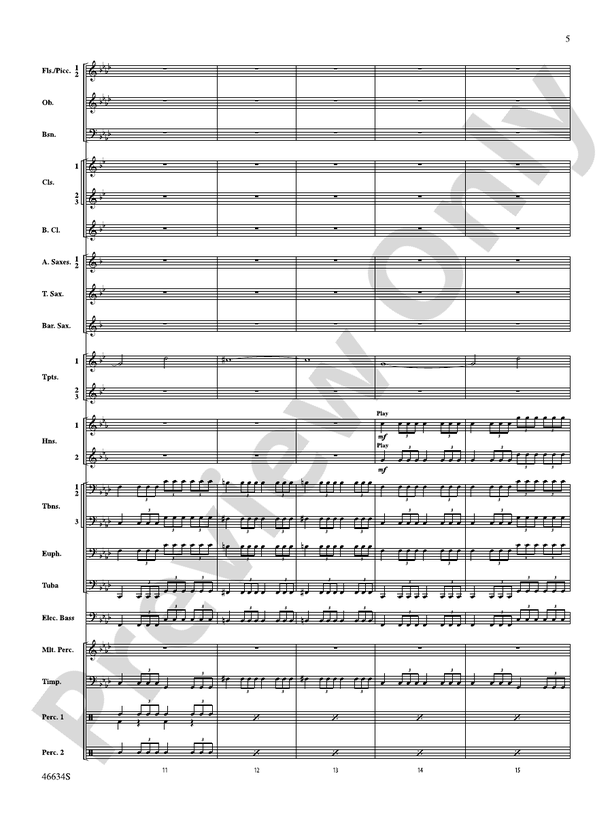 The Mountain - Concert Band Conductor Score & Parts (Digital Download)