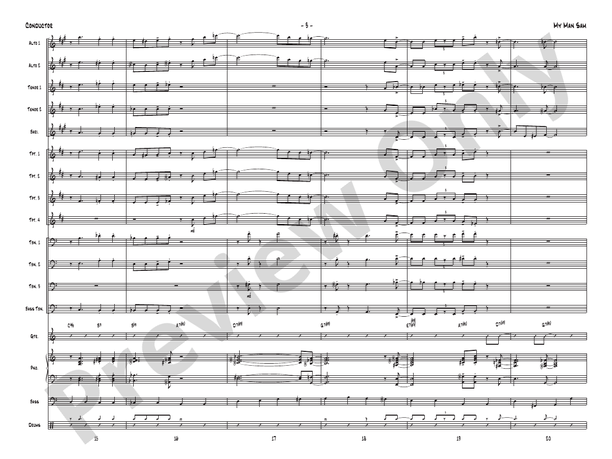 My Man Sam – Jazz Ensemble Conductor Score & Parts (Digital Download)
