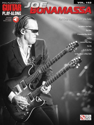 Joe Bonamassa - Guitar Play-Along Volume 152 - Guitar Cherry Lane Music Sftcvr/Online Audio