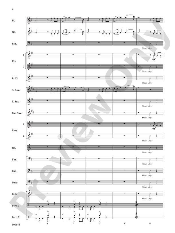 A Taylor Swift Duo - Concert Band Conductor Score & Parts (Digital Download)
