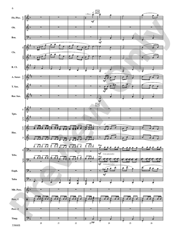 Memor Vita! - Concert Band Conductor Score & Parts (Digital Download)