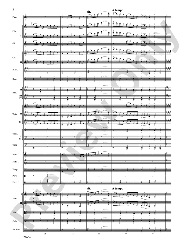 Tatarian Dances – Full Orchestra Conductor Score & Parts (Digital Download)
