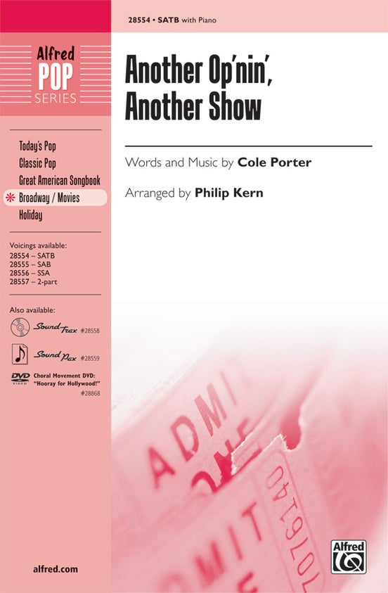 Another Op'nin', Another Show - Arr. Philip Kern – SATB Choral Octavo (Digital Download)