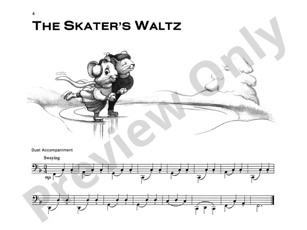 The Skater's Waltz - Piano Solo with Optional Duet Accompaniments (Digital Download)