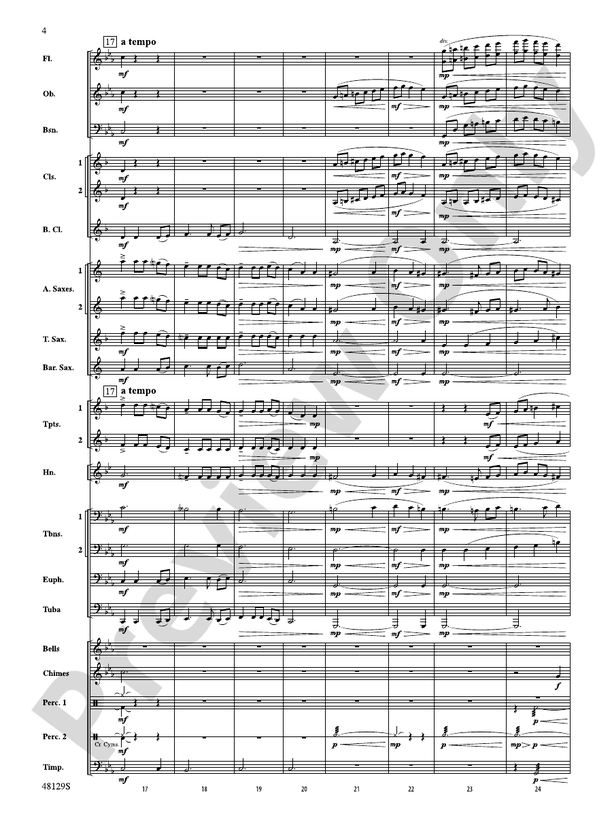 For On This Day, A Child Is Born - Concert Band Conductor Score & Parts (Digital Download)