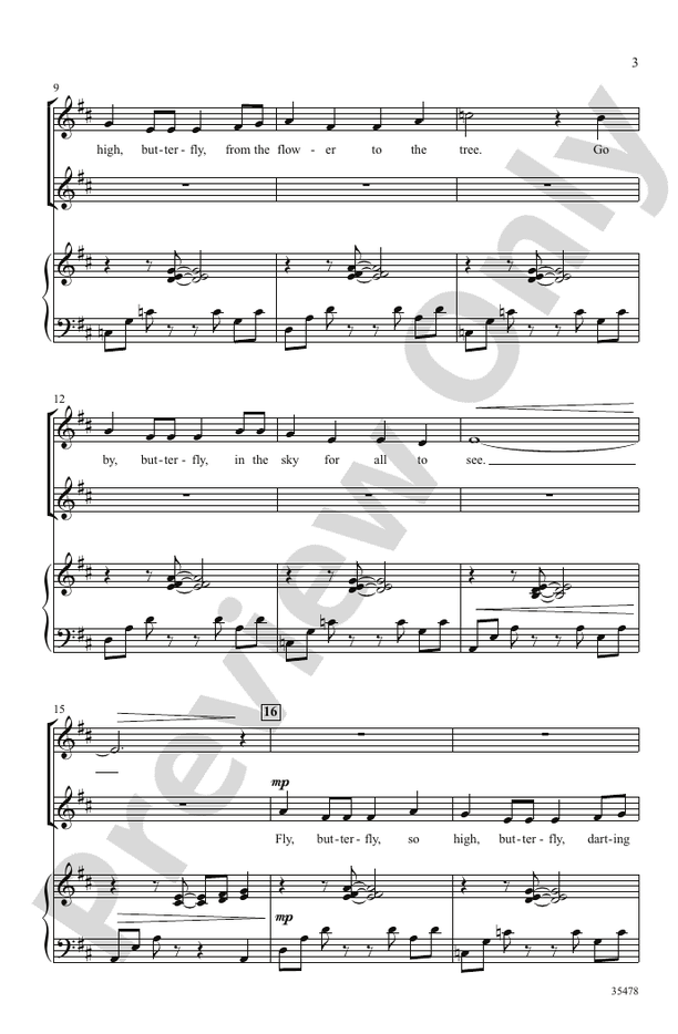 Butterfly – 2-Part Choral Octavo (Digital Download)