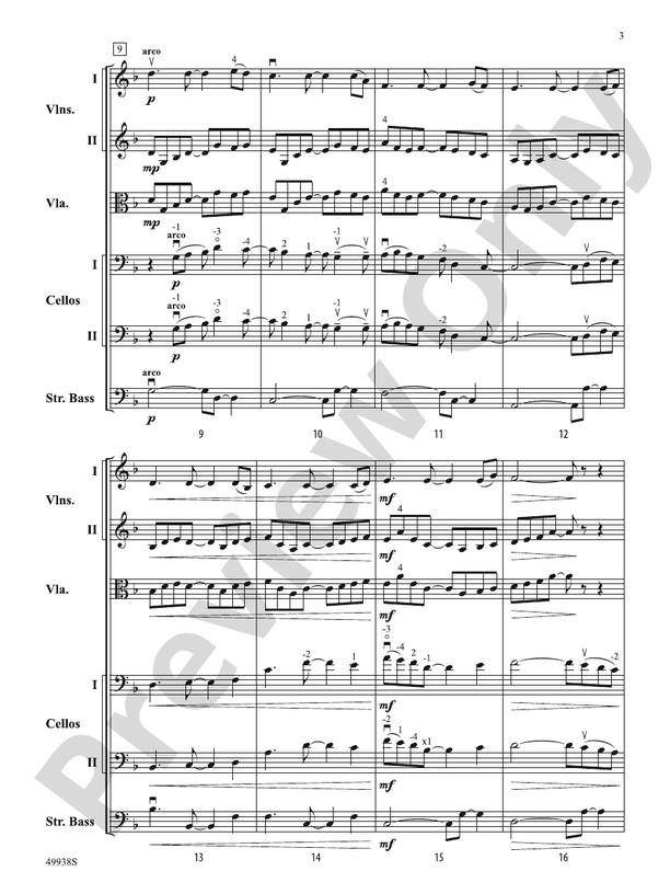 Reflections - String Orchestra Conductor Score & Parts (Digital Download)
