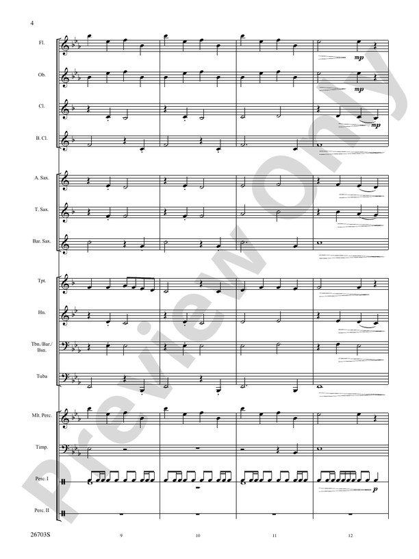 Carols of Joy - Concert Band Conductor Score & Parts (Digital Download)