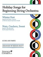 Holiday Songs for Beginning String Orchestra - Strings Charts Series - Renata Bratt String Letter Publishing Score/Parts