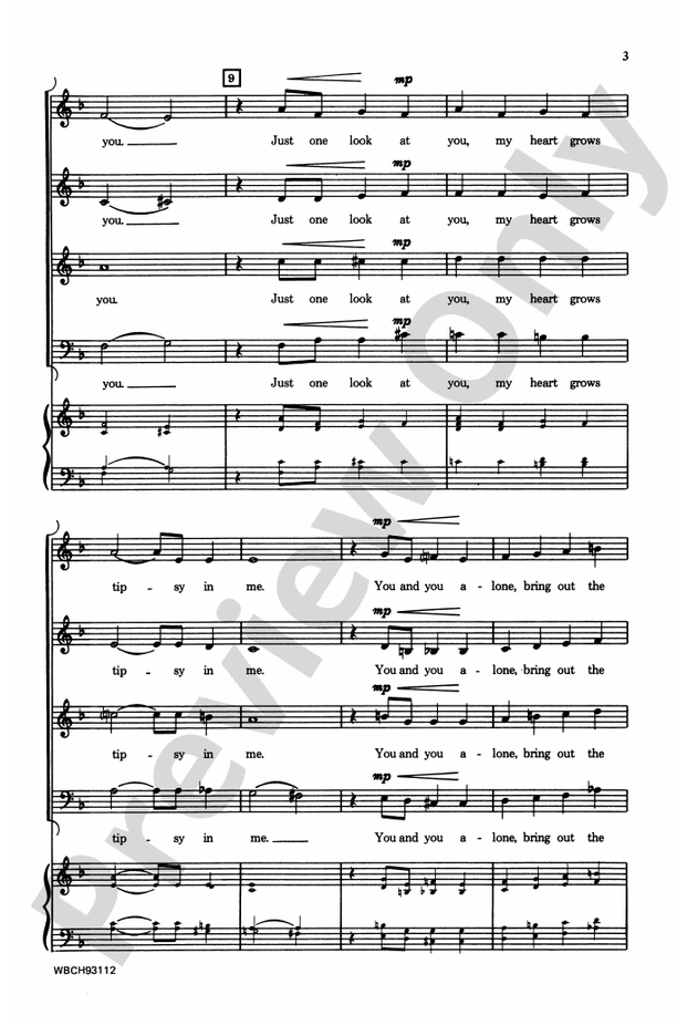 Embraceable You - Arr. Teena Chinn – SATB, a cappella Choral Octavo (Digital Download)