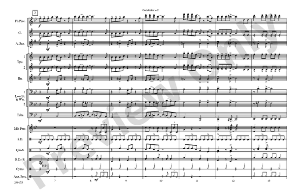 Remains of the Day (from Corpse Bride) – Marching Band Conductor Score & Parts (Digital Download)