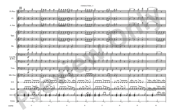 This Is How We Do – Marching Band Conductor Score & Parts (Digital Download)