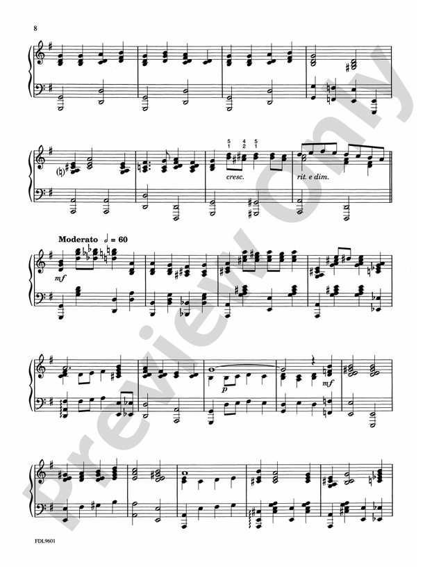 Reflections on Patriotic Songs: Piano Solo Arrangements of Patriotic Favorites - Piano (Digital Download)