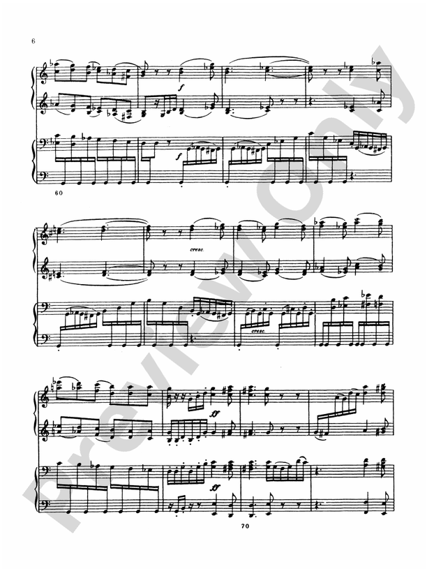 Tchaikovsky - Serenade, Op. 48 - 1 Piano, 4 Hands (Digital Download)