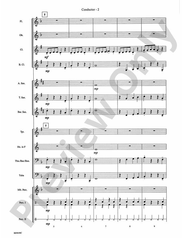 Clarinet Jive - Concert Band Conductor Score & Parts (Digital Download)