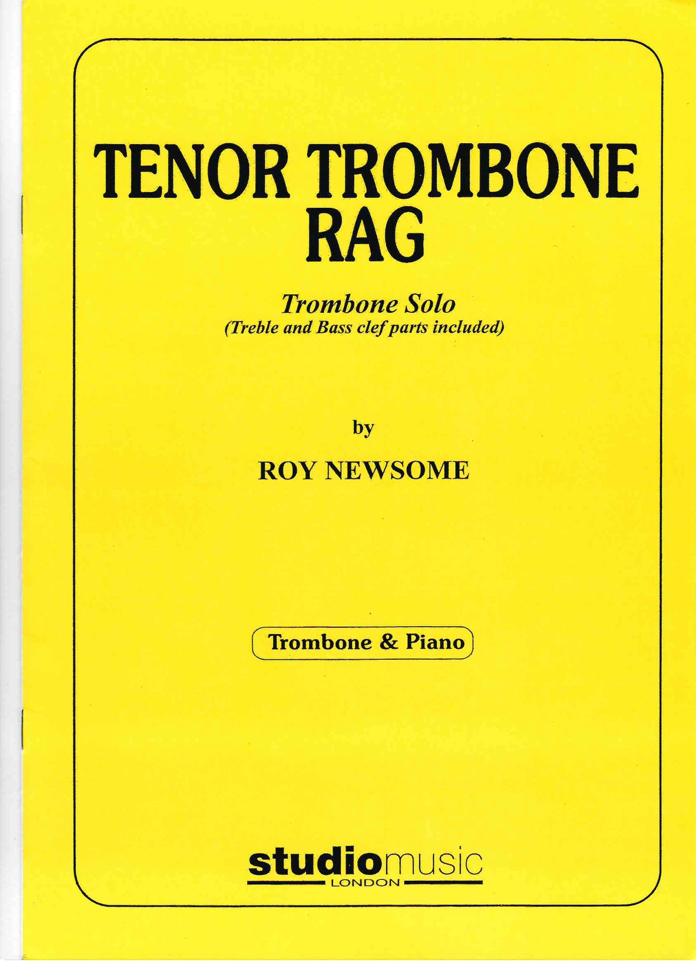 Newsome - Tenor Trombone Rag - Trombone/Piano Accompaniment Studio M-050-03459-9