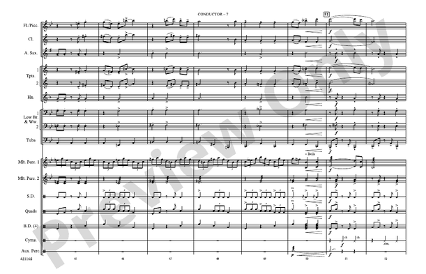 You're Still a Young Man – Marching Band Conductor Score & Parts (Digital Download)