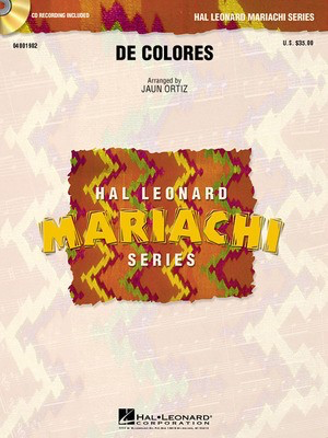 De Colores - Juan Ortiz Hal Leonard Score/Parts