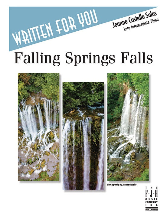 Falling Springs Falls - Piano (Digital Download)