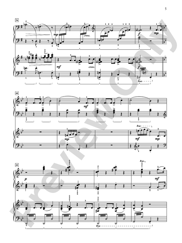 Spring Concerto: In Four Movements for Solo Piano with Piano Accompaniment - 2 Pianos, 4 Hands (Digital Download)