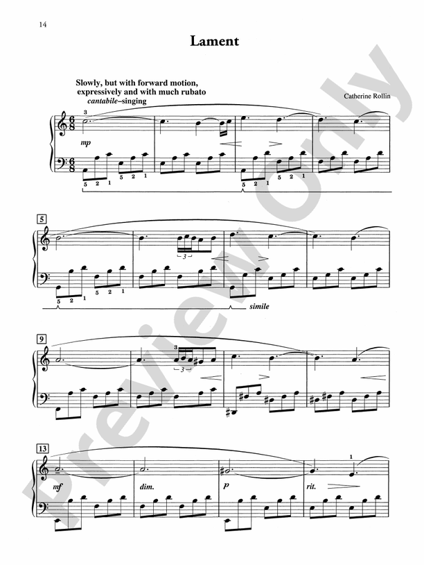 Lament - Piano (Digital Download)