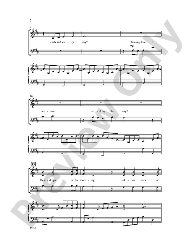 Count Your Blessings - SAB Choral Octavo (Digital Download)