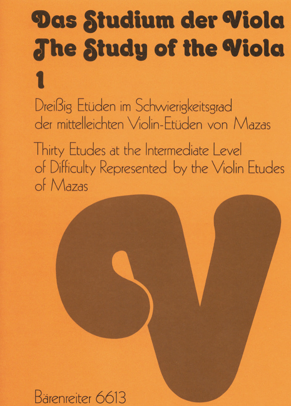STUDY OF THE VIOLA BK 1 ED DRUNER