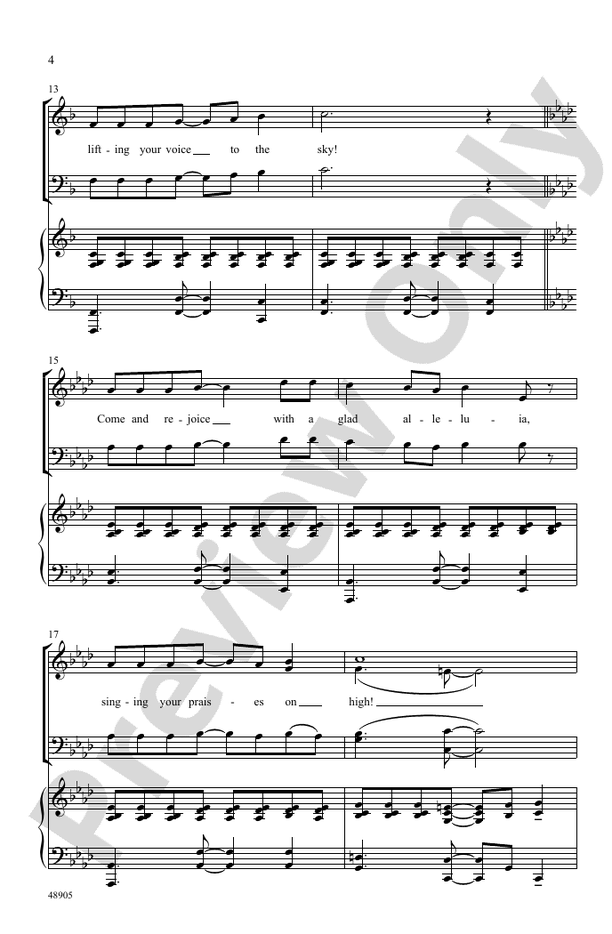 Lift Your Voice and Rejoice! – SATB Choral Octavo (Digital Download)