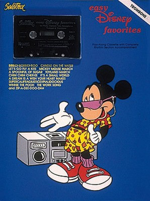 Easy Disney Favourites Trombone Bk/Cassette - Trombone Hal Leonard Trombone Solo Book/Cassette