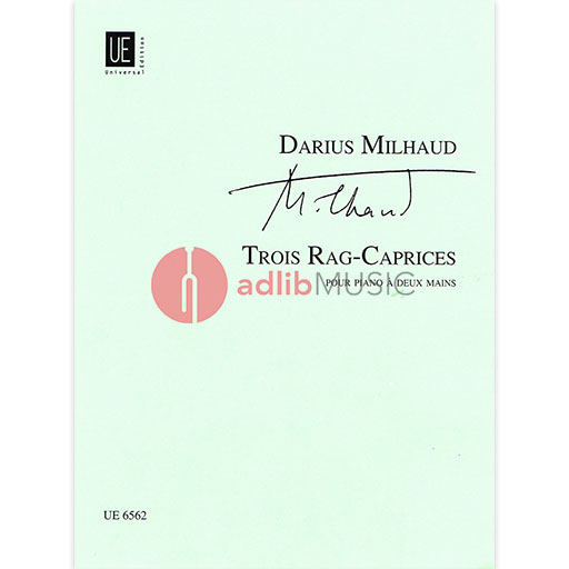 TROIS RAG CAPRICES FOR PIANO SOLO - MILHAUD - PIANO - UNIVERSAL