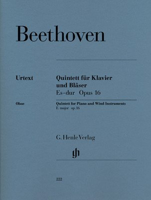 Quintet in E Flat Major Op 16 for Piano & Winds